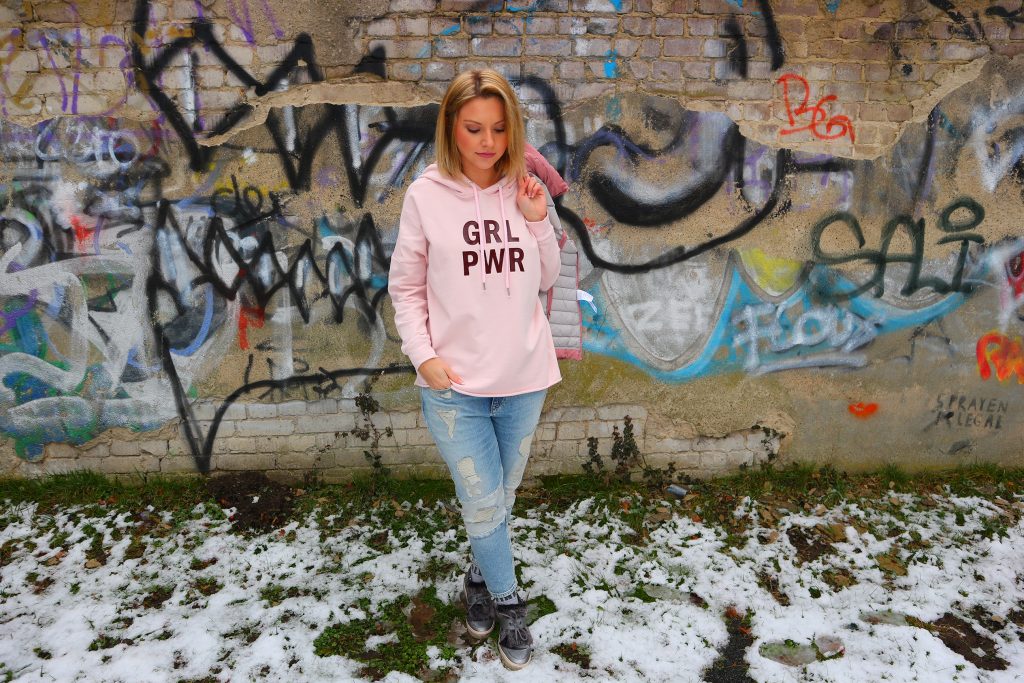 Rosa steht für Girl Power